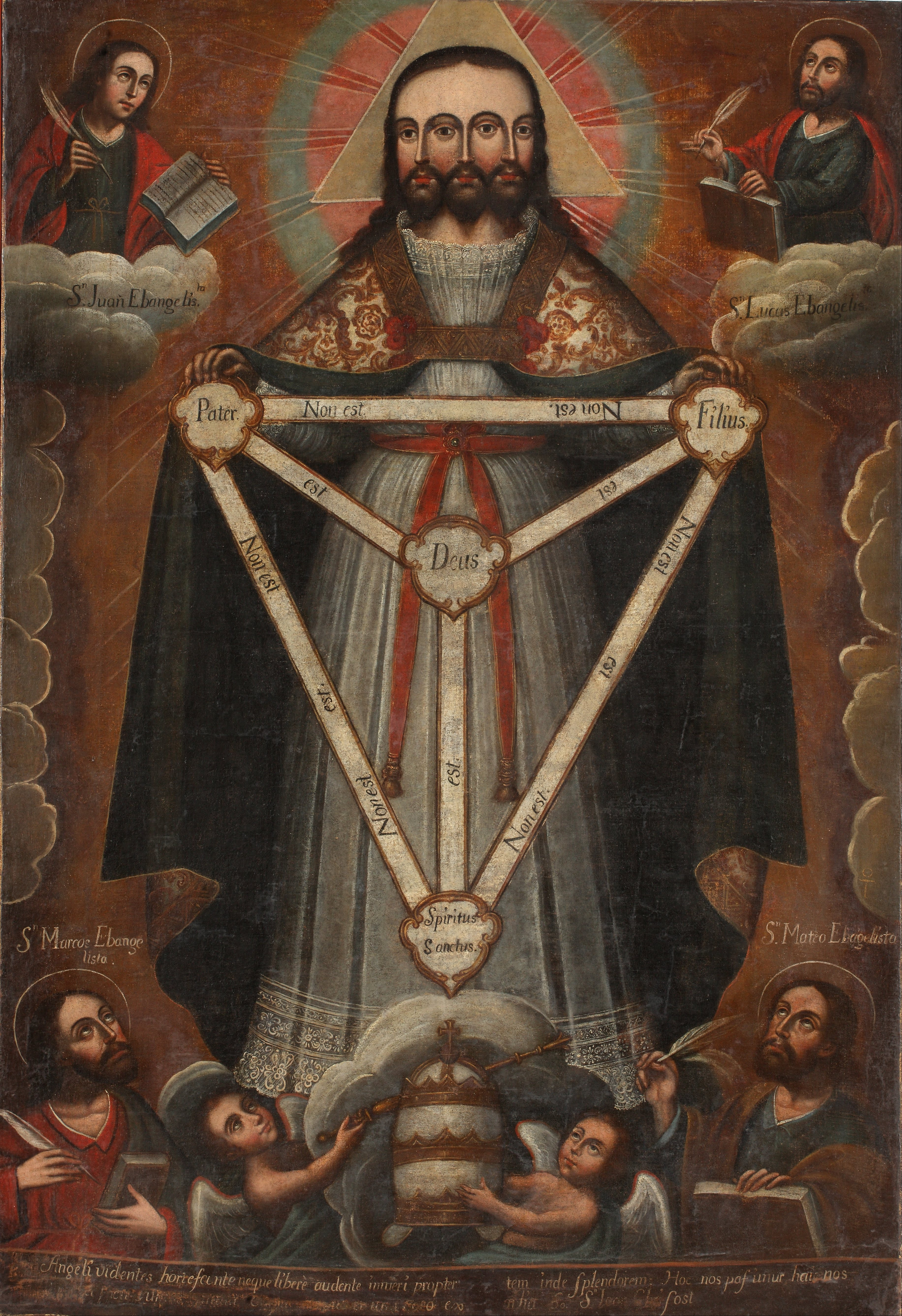Trifacial Trinity (Cusco school, )