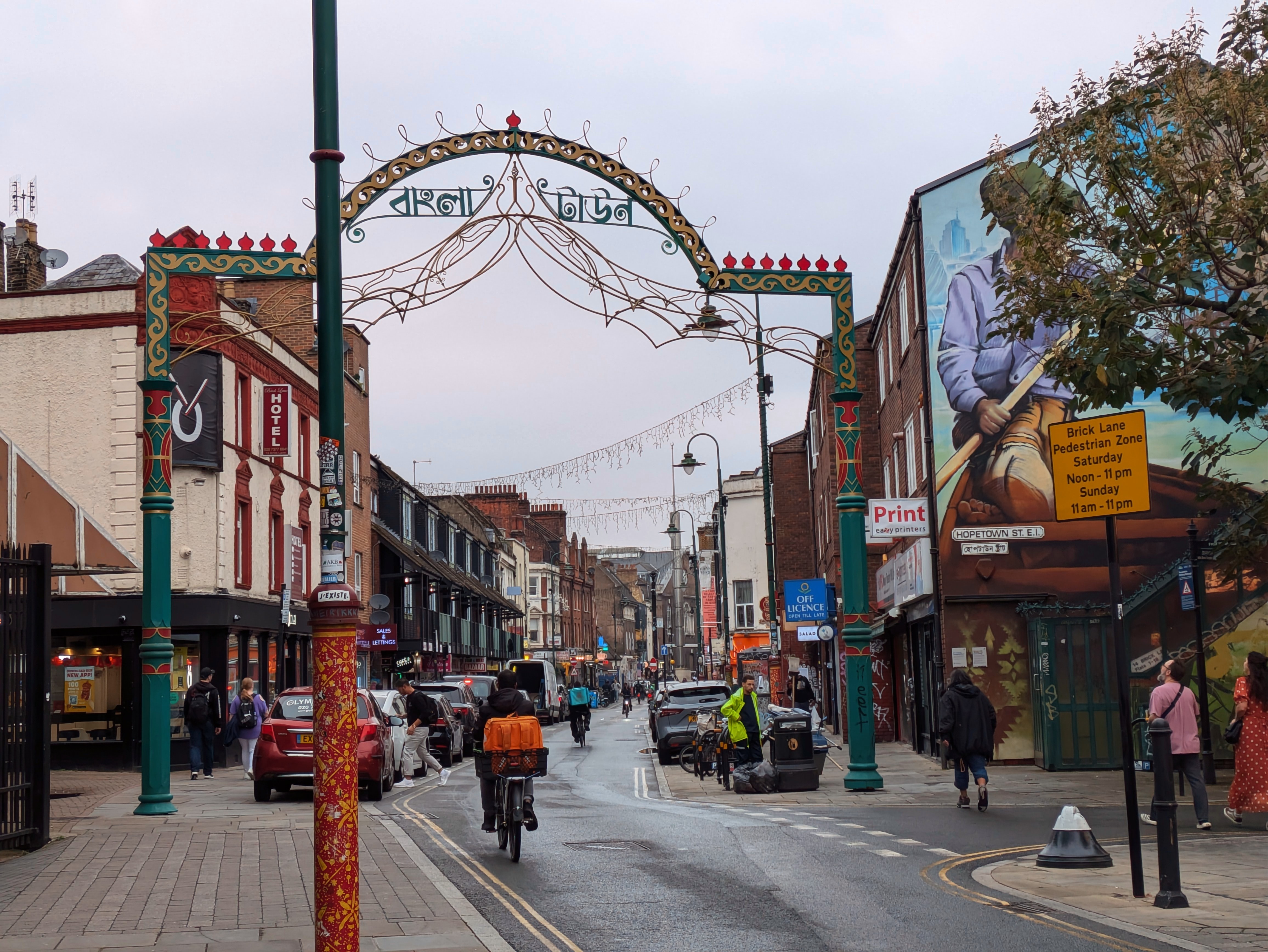 Whitechapel, London, UK, is home to one of the largest Sylheti diaspora communities in the West