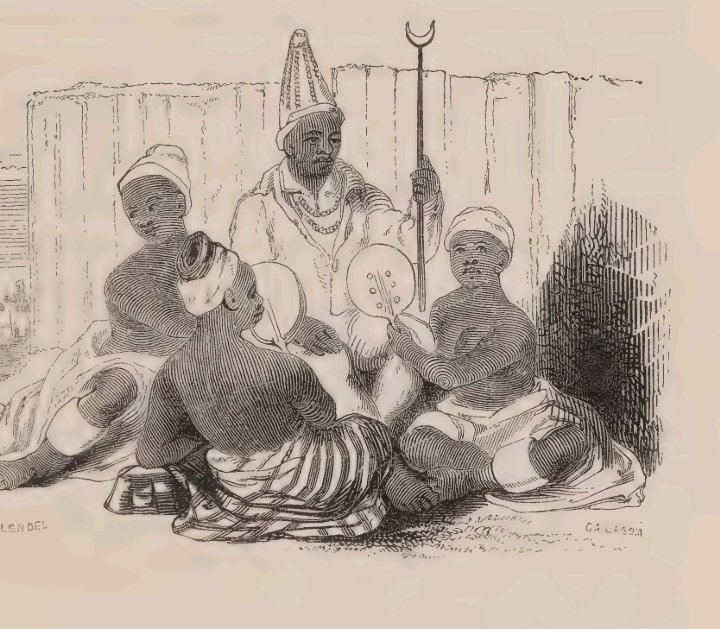 Eze Obi Ossai of Aboh and his wives in 1841, documenting the Ichafu as a foundational indigenous headwrap, worn with wrappers and elephant tusk Ivory (Odu), nearly two centuries before the modern era.