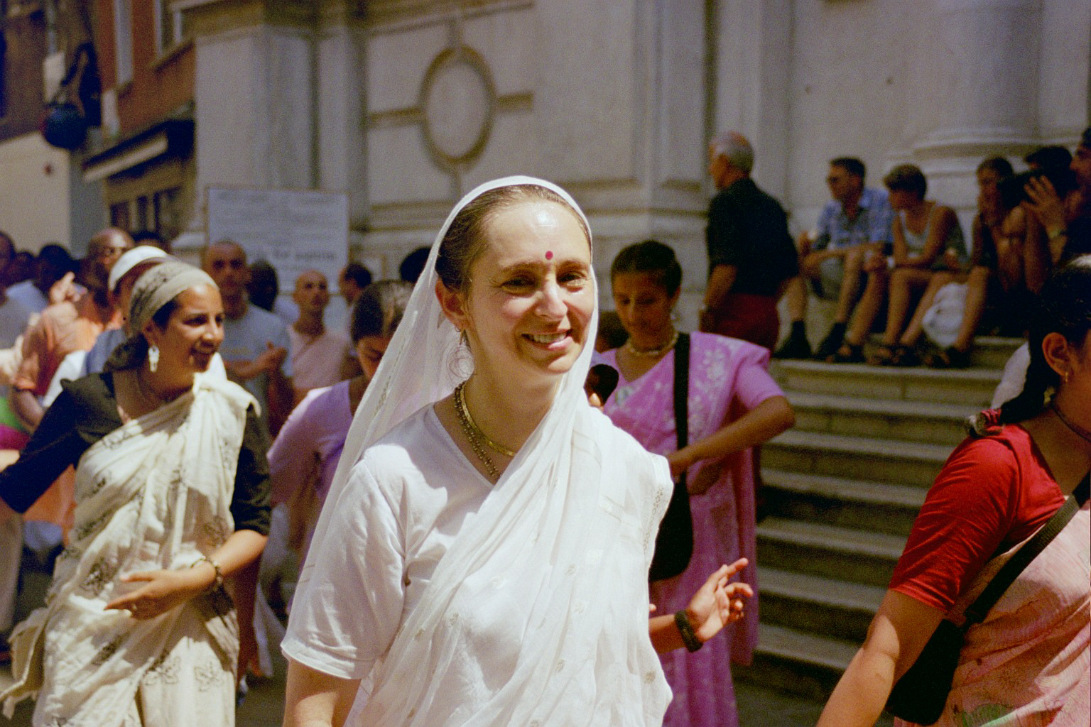 Urmila Devi Dasi in Italy, 2003.