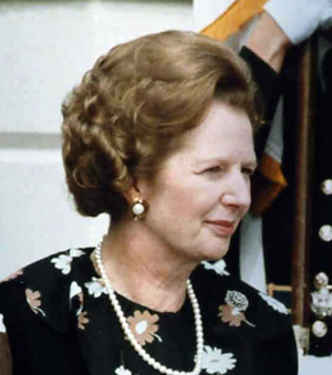 British Prime Minister Margaret Thatcher An example of a chief.