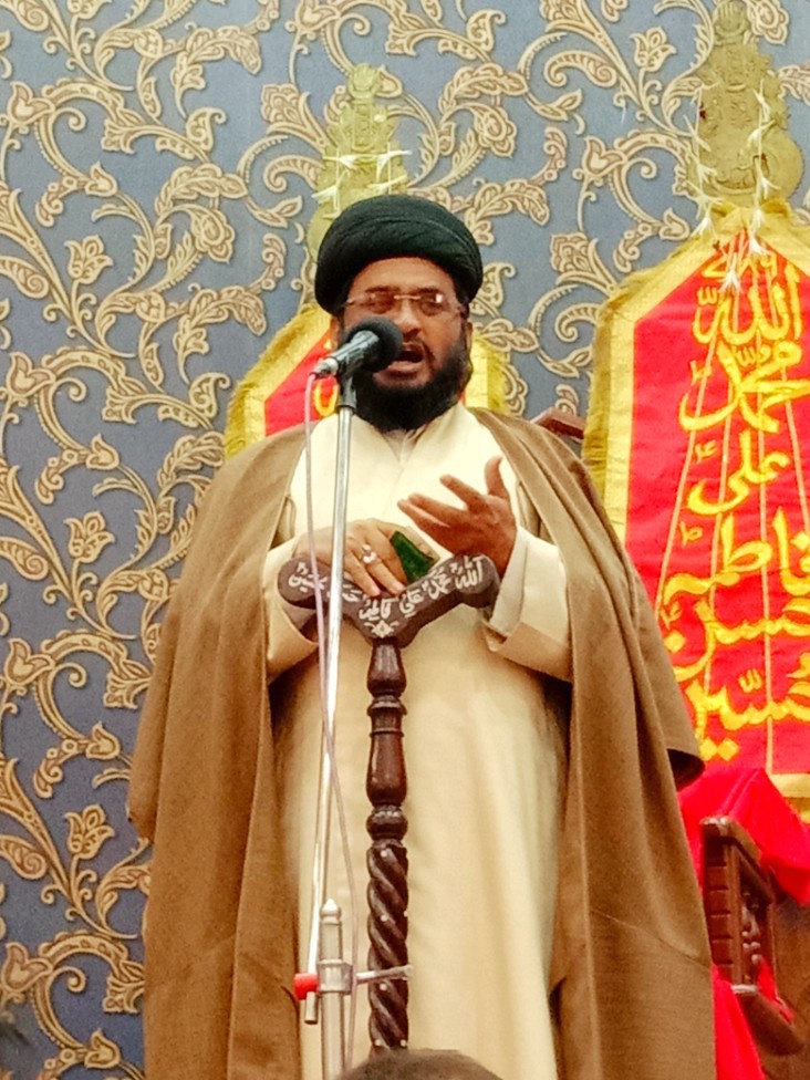 Maulana Hasan Imam Delivering Friday Sermon