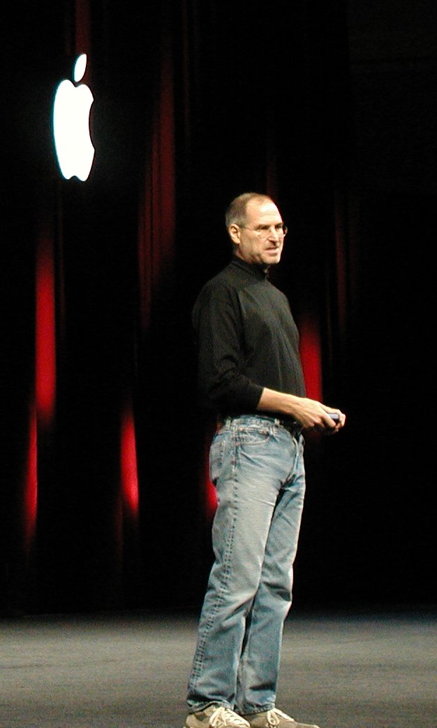 Jobs presented at Macworld Conference & Expo in 2005.