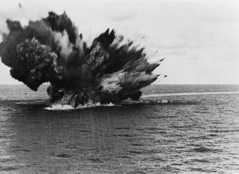 HMS Barham explodes HMS Barham explodes