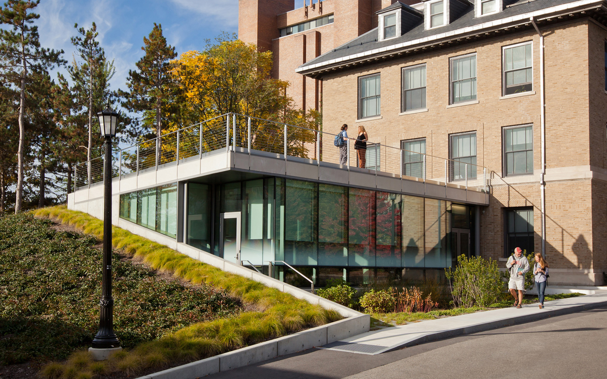 Cornell University’s College of Agriculture and Life Sciences Fernow Hall Addition & Landscape Design, Photographer: Jon Reis