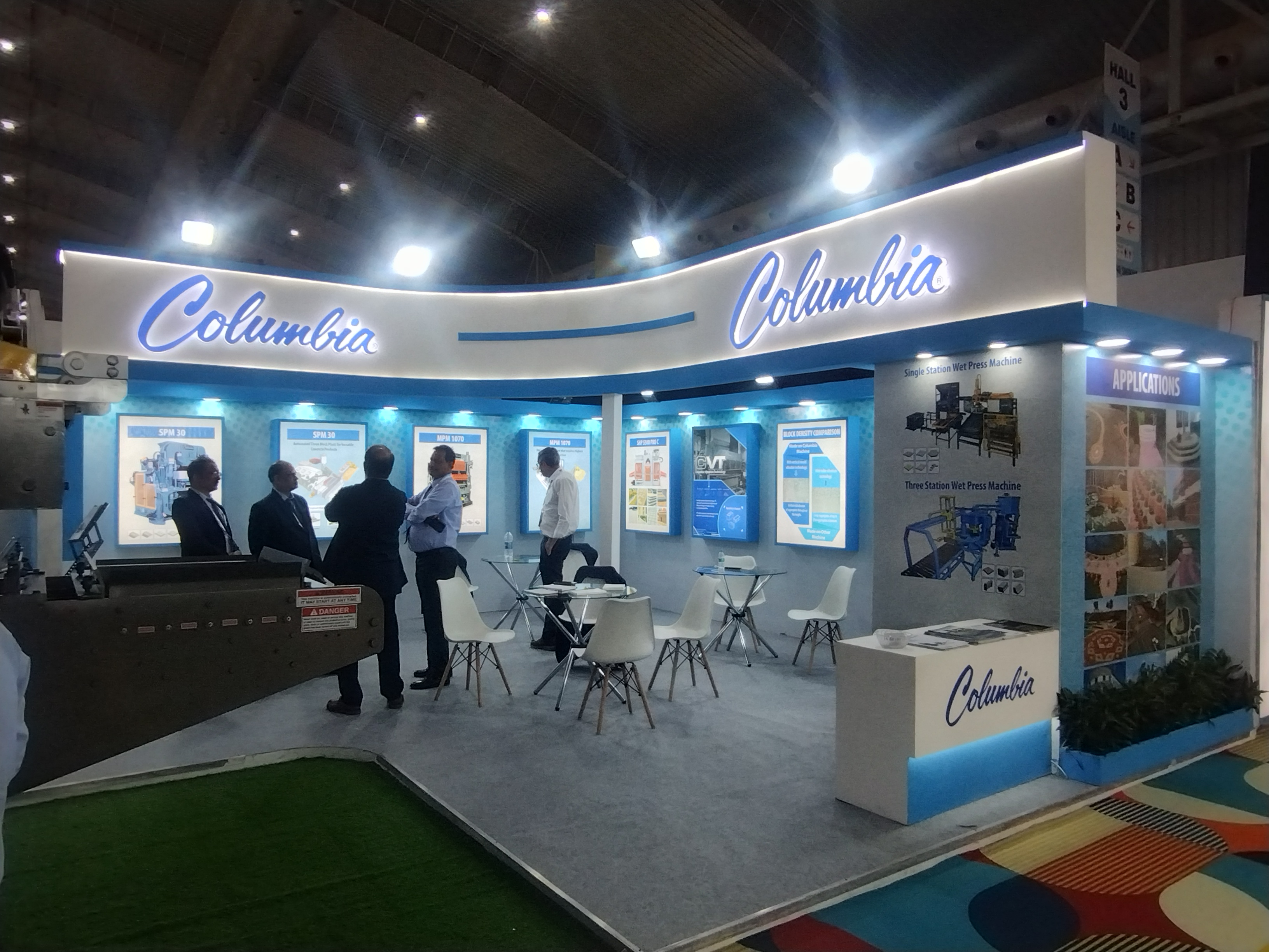 Columbia Machine India at EXCON 2025, BIEC 