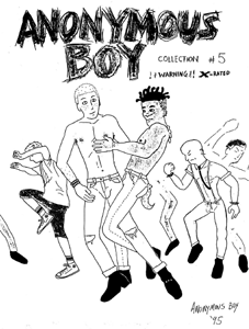 Cover of Anonymous Boy Collection #5, featuring Tony Arena's art under his pseudonym