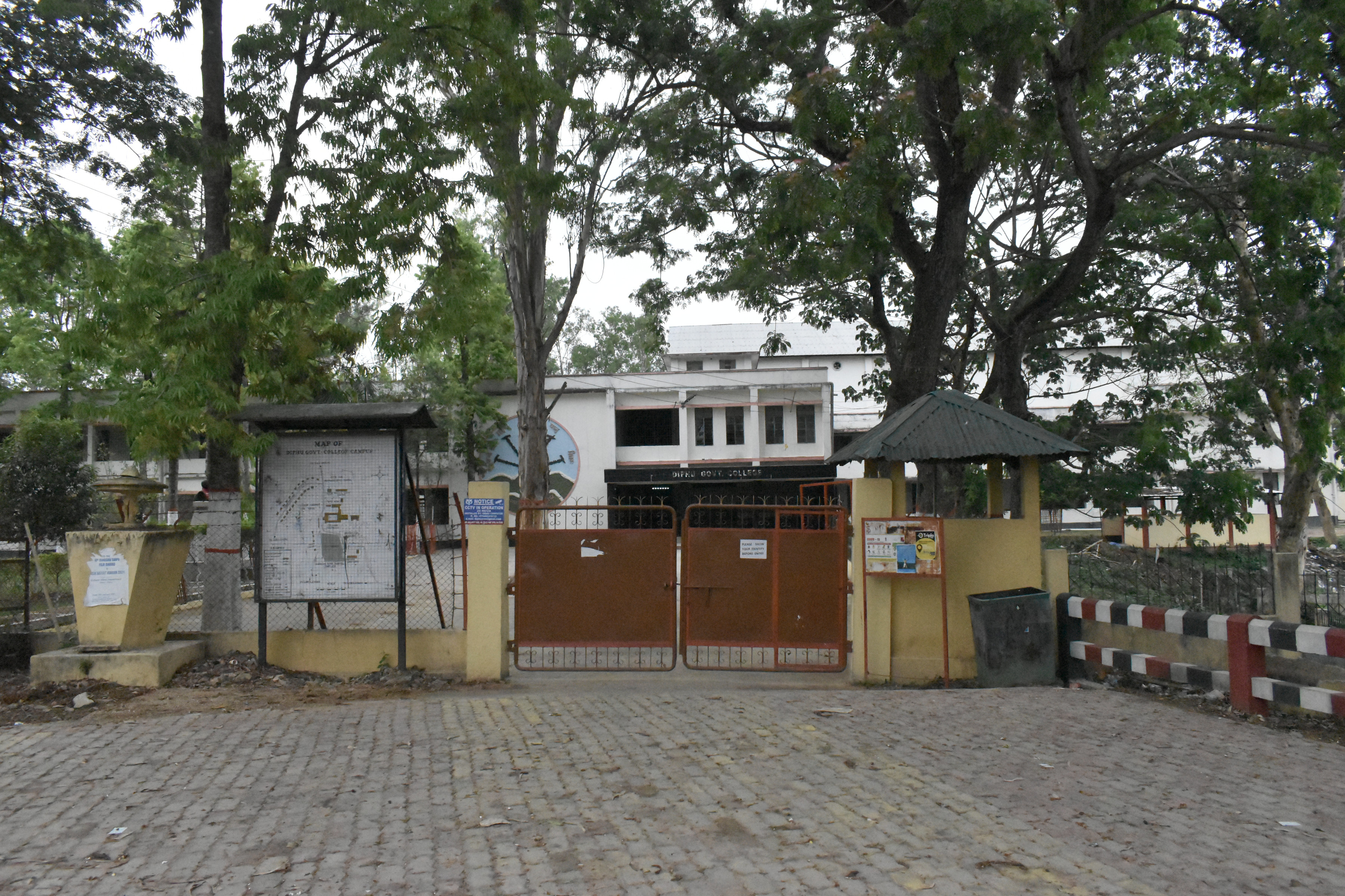 Gate to Diphu Govt. College building