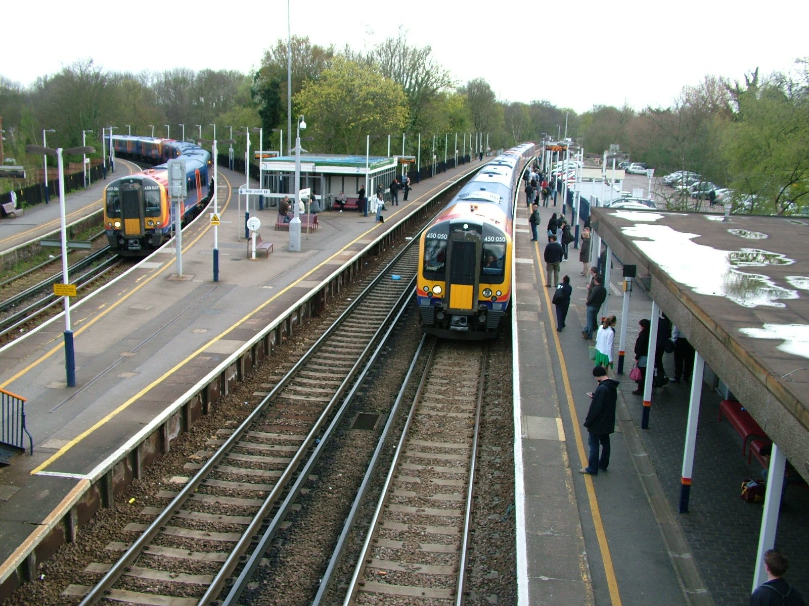 Virginia Water railway station, England