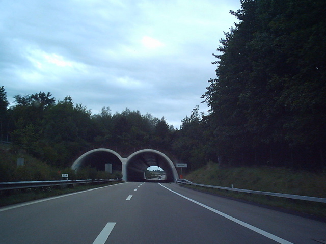 The A7 motorway between Kreuzlingen and Grüneck (August 2004 image)