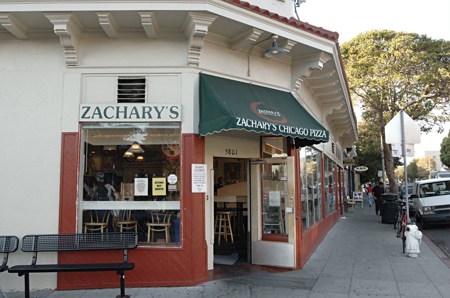 The Oakland Zachary's Pizza.