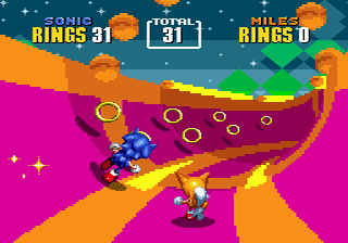 Sonic 2's Special Stage.