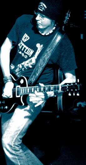 Andy Gurley playing a show in Nashville, TN