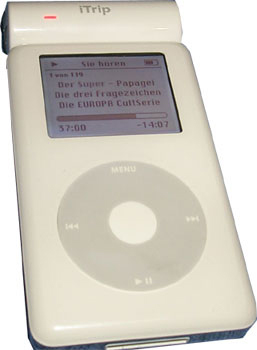 Fourth-generation iPod with iTrip.