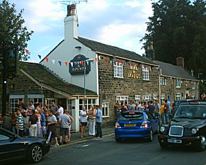 The Hare & Hounds in Dore Village. The Hare & Hounds in Dore Village.