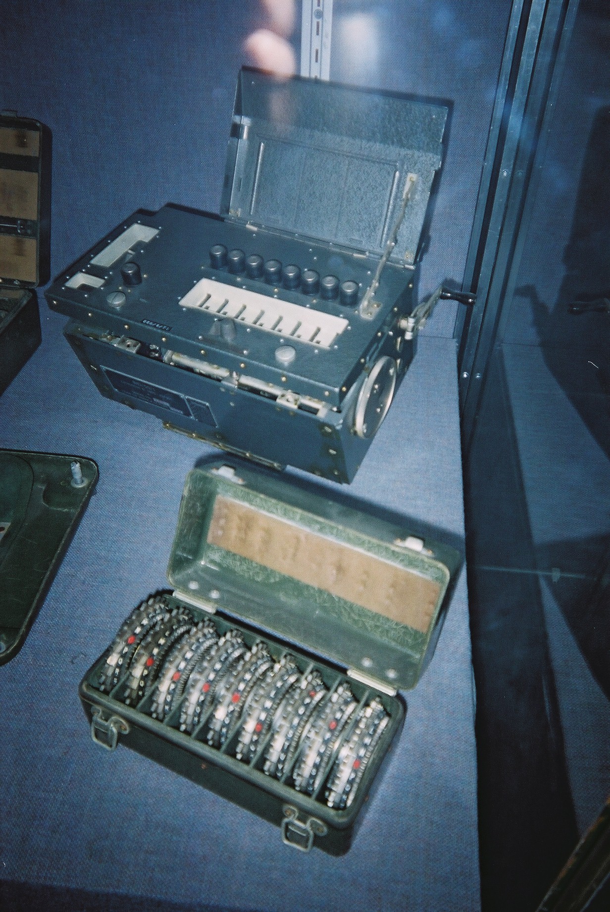 Portex and rotors at the Royal Signals Museum, Blandford Camp.