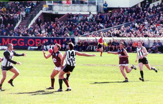 clear:both|Australian rules football was developed in Australia in the late 1850s and is played at amateur and professional levels. It is the most popular spectator sport in Australia in terms of annual attendances and club memberships.
