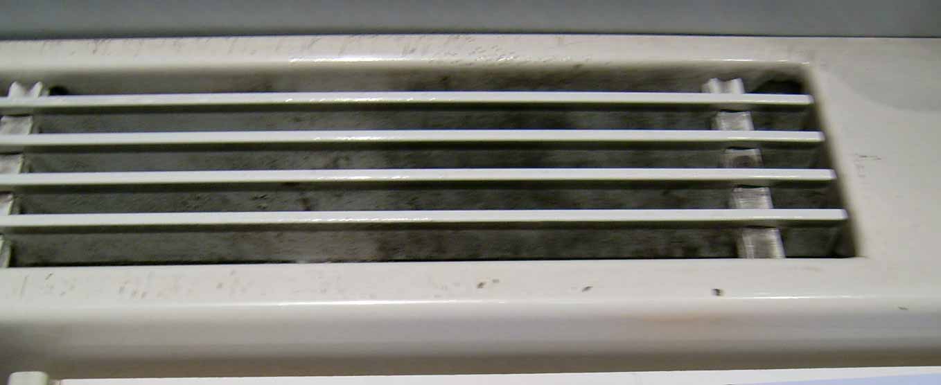 dirty air outlet