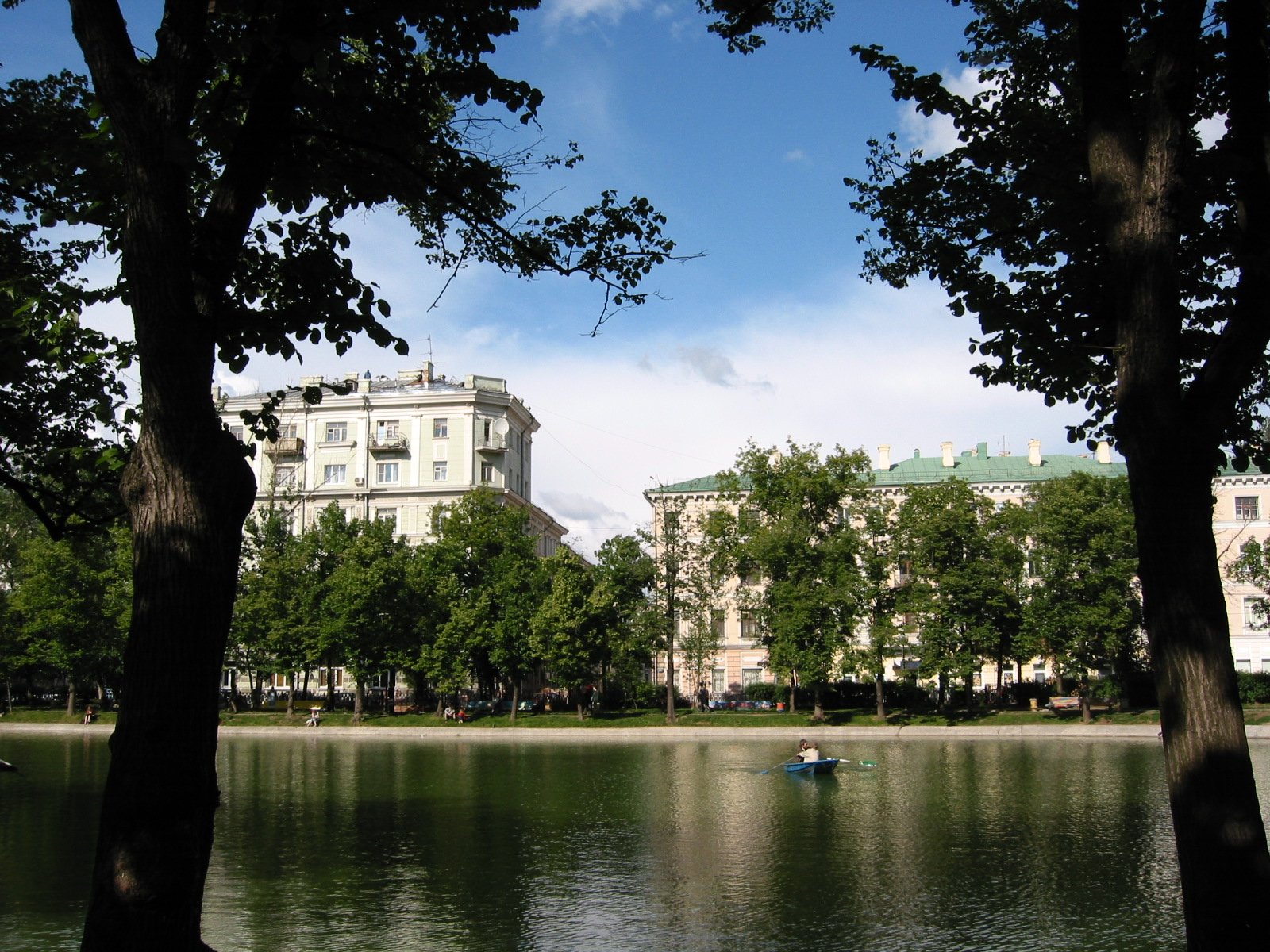Clean Ponds in Moscow.