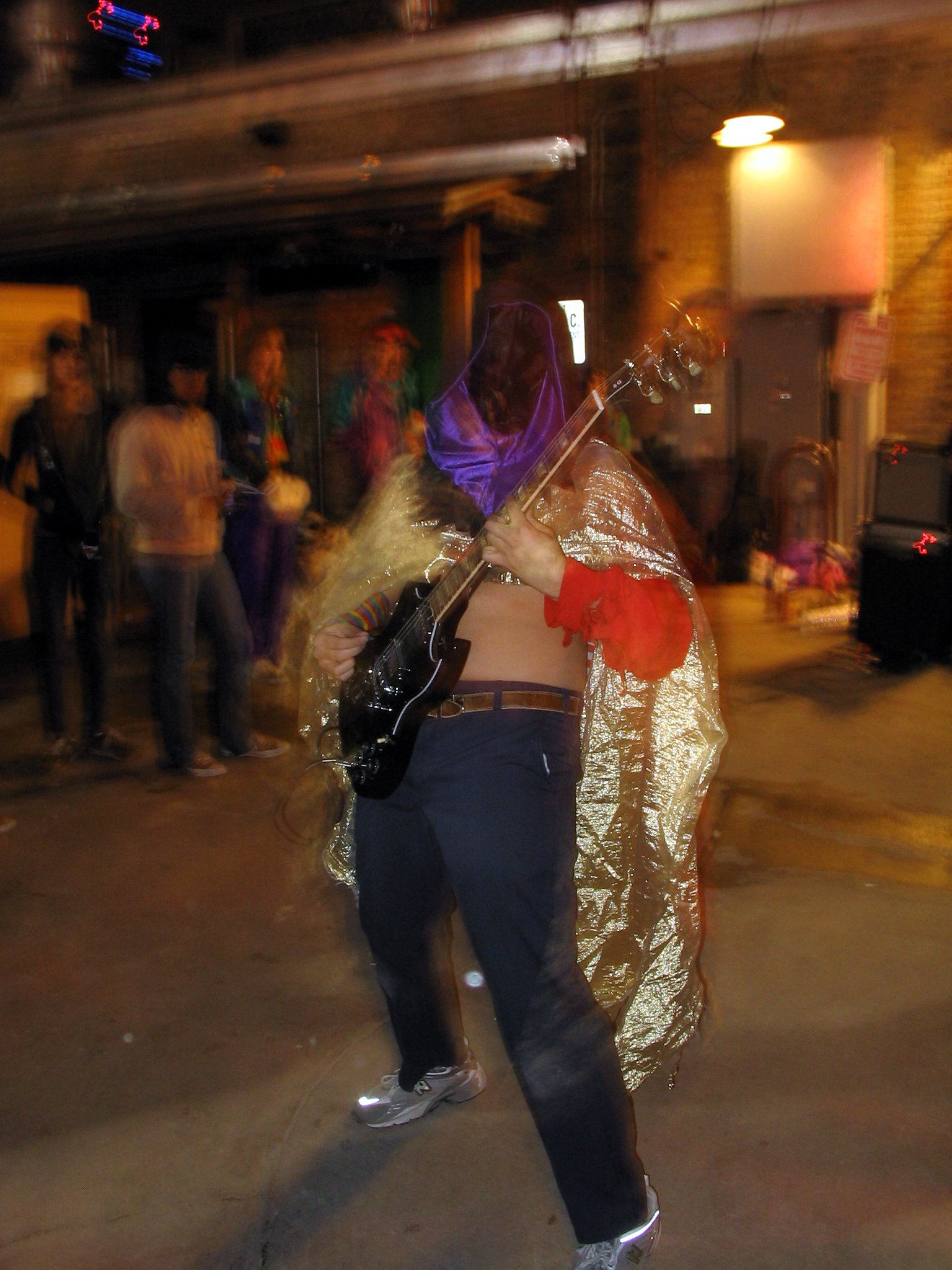 ASSACRE performing in an alley in 2005
