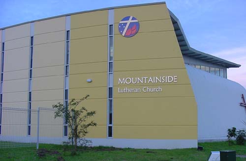 Mountainside Lutheran Church, Auckland, New Zealand|300px|right|Mountainside Lutheran Church, Auckland, New Zealand