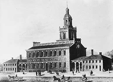 Independence Hall (about 1780)