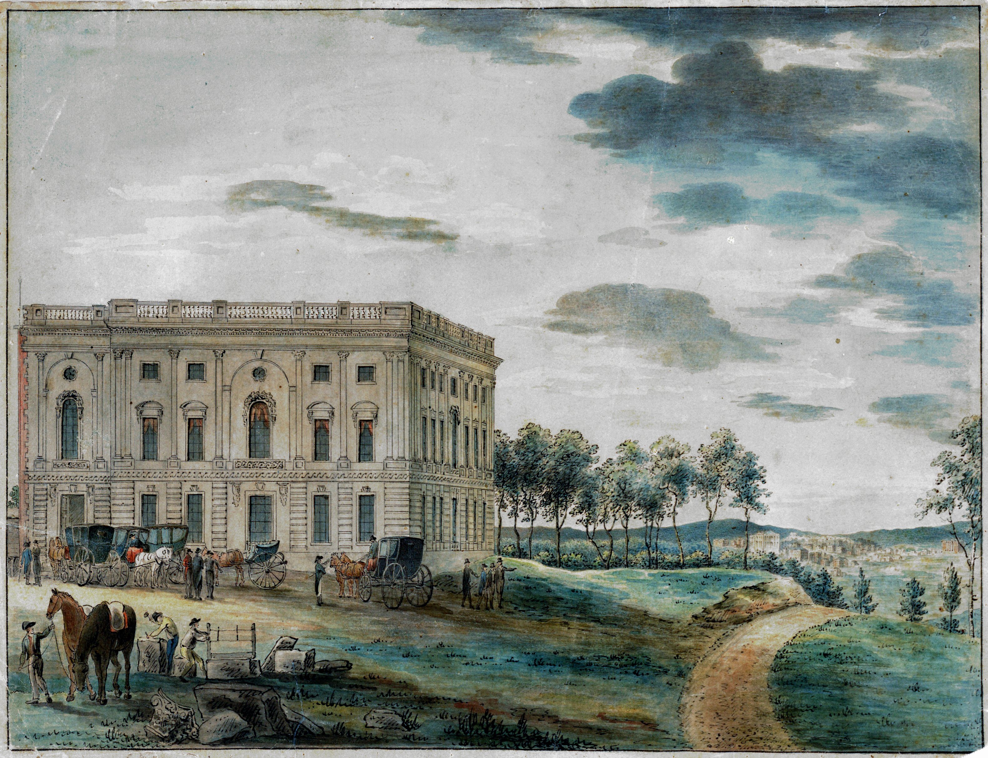 United States Capitol in 1800