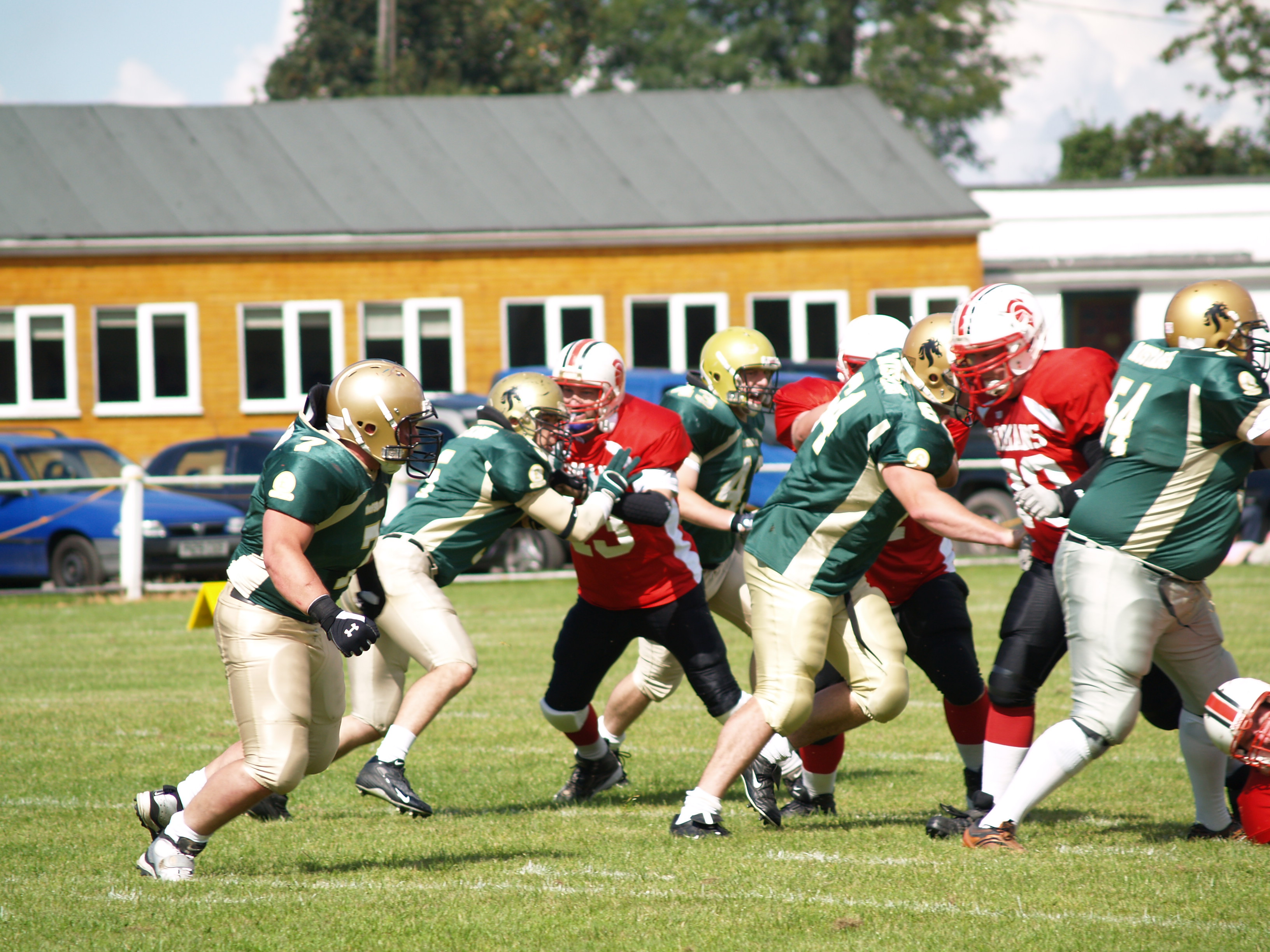 250 px|The Romans in action against the Doncaster Mustangs in their final game of the 2007 season