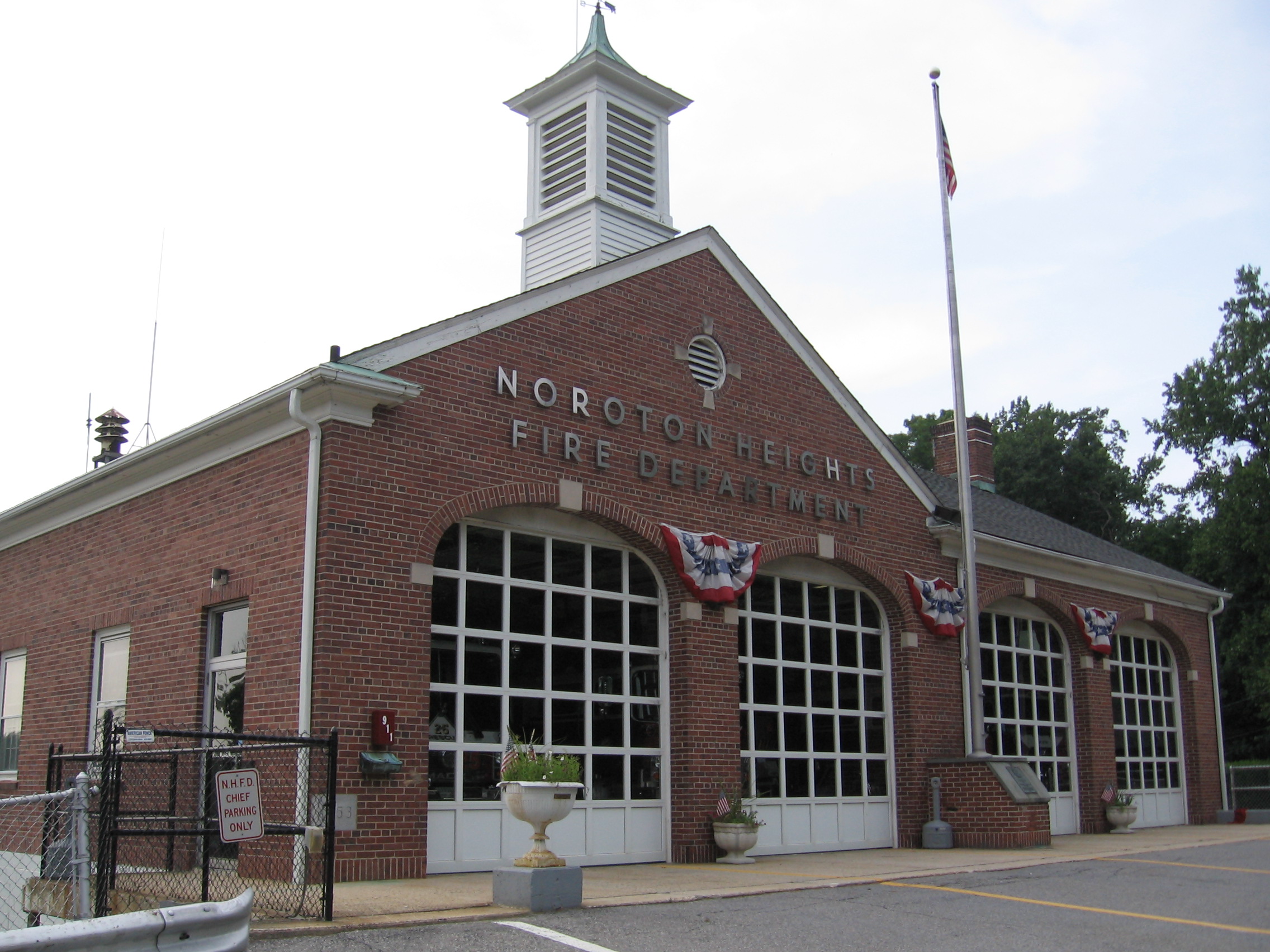 Noroton Heights Fire Department headquarters on Noroton Avenue Noroton Heights Fire Department headquarters on Noroton Avenue