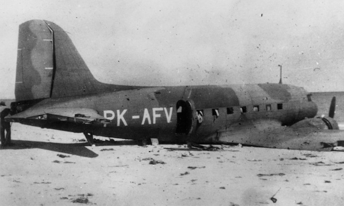 Wreckage of PK-AFV