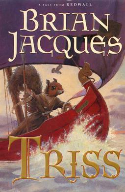 A stoic depiction of Trisscar, from the US cover of Triss.