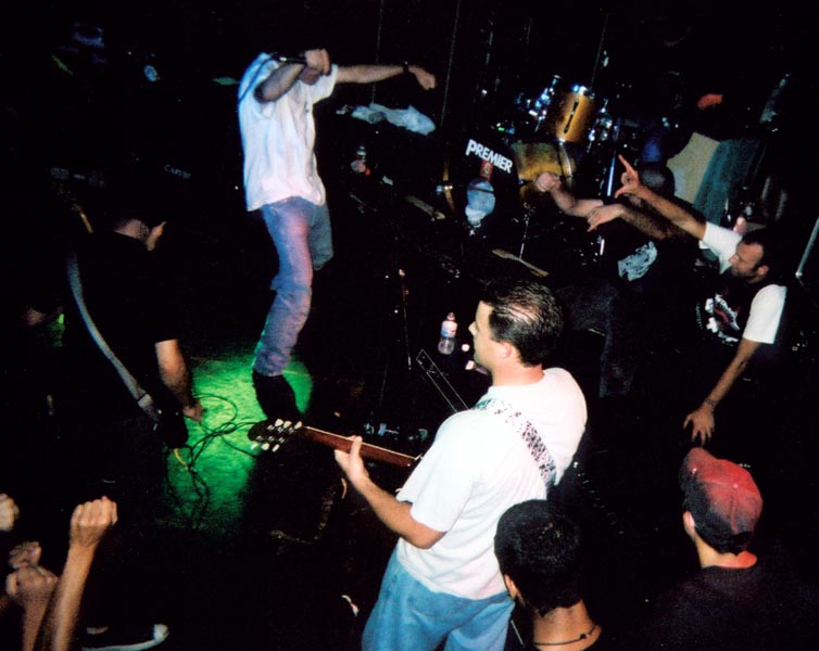 Enewetak performing at the Showcase in Riverside