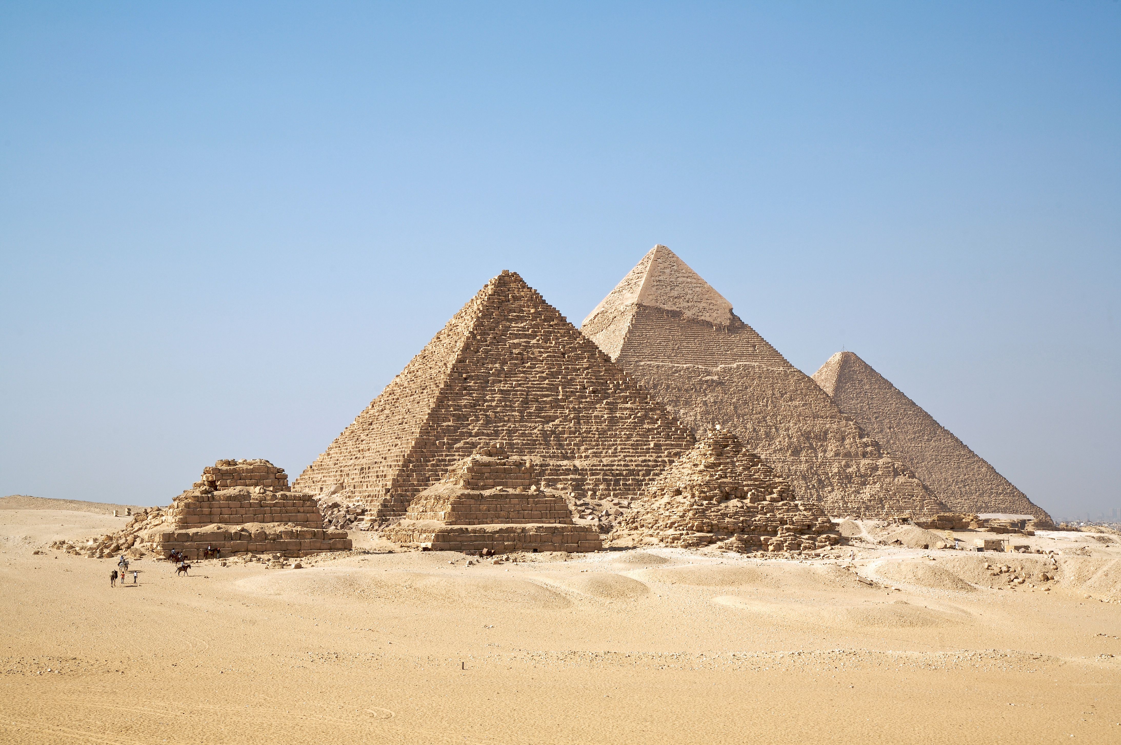 The ancient pyramids of Egypt