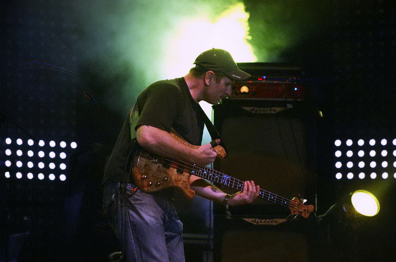 Wojtek Pilichowski during a concert Wojtek Pilichowski during a concert