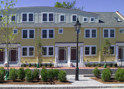 Foundry Square in Newburyport, Massachusetts, is a mixed-income residential development built on the precepts of the New Urbanism.