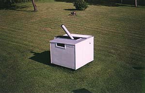 Peltier Observatory at the MVAS dark sky site at John Bryan State Park. Image copyright the Miami Valley Astronomical Society