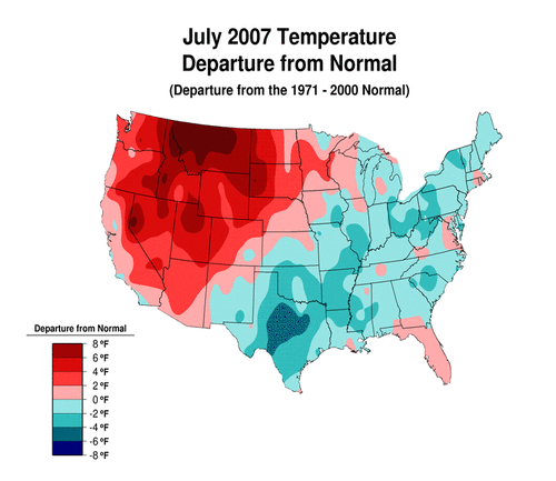 Western heat wave of 2007