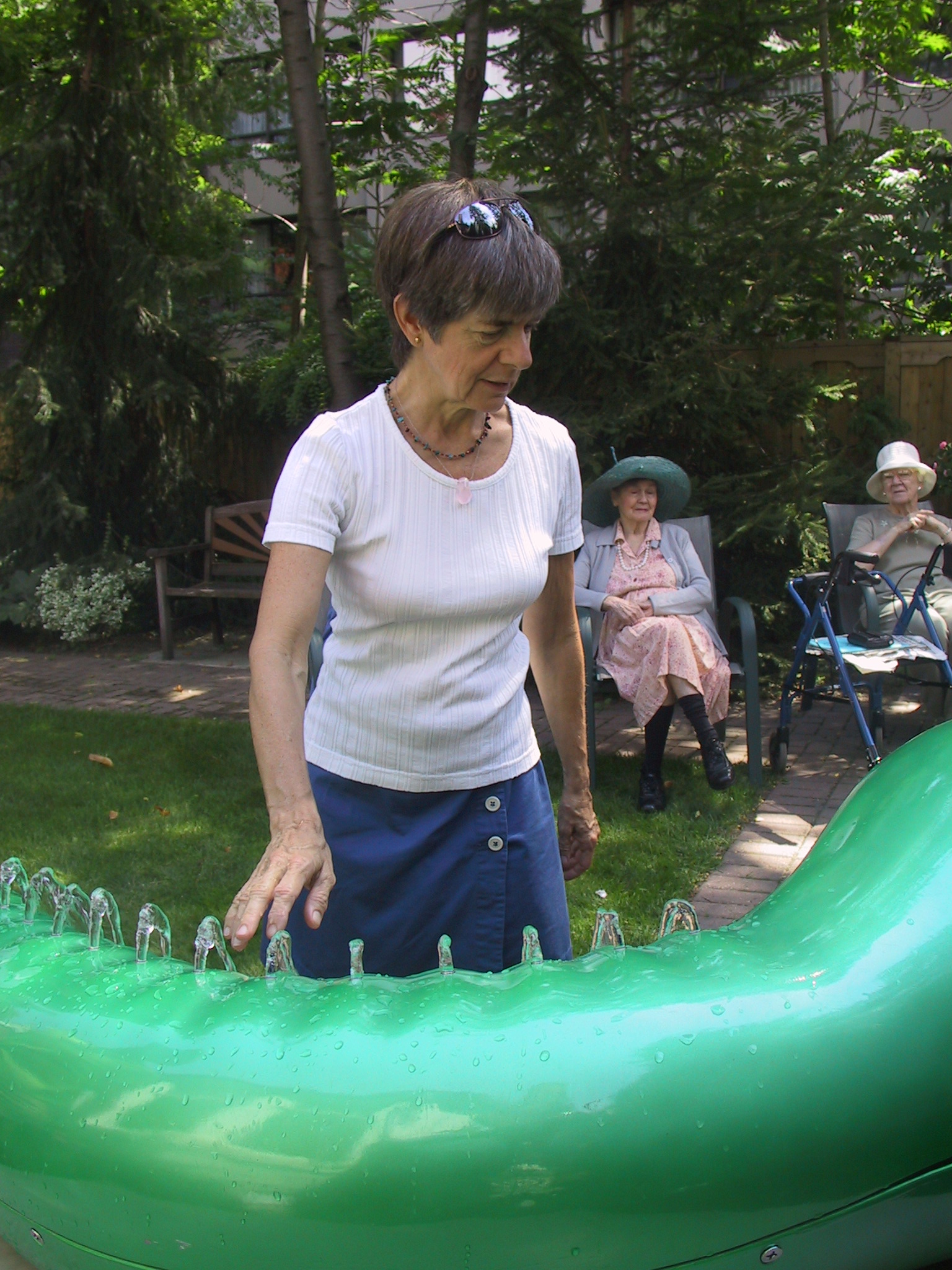 Hydraulophone at Eden Manor retirement home