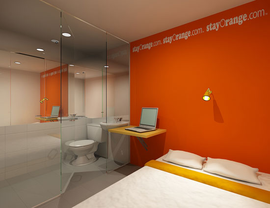 StayOrange.com Hotel Room 