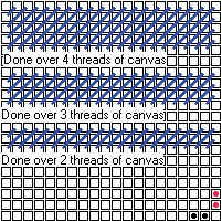 Slanted Gobelin Stitch Example