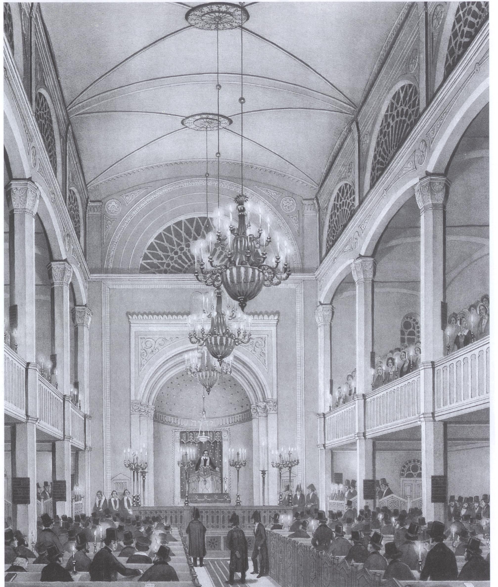 The New Hamburg Temple inside 1844