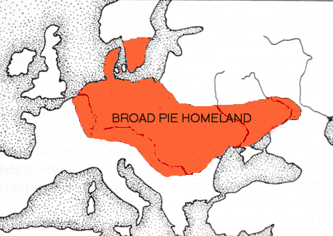 Map of the Indo European Homeland according to Lothar Kilian
