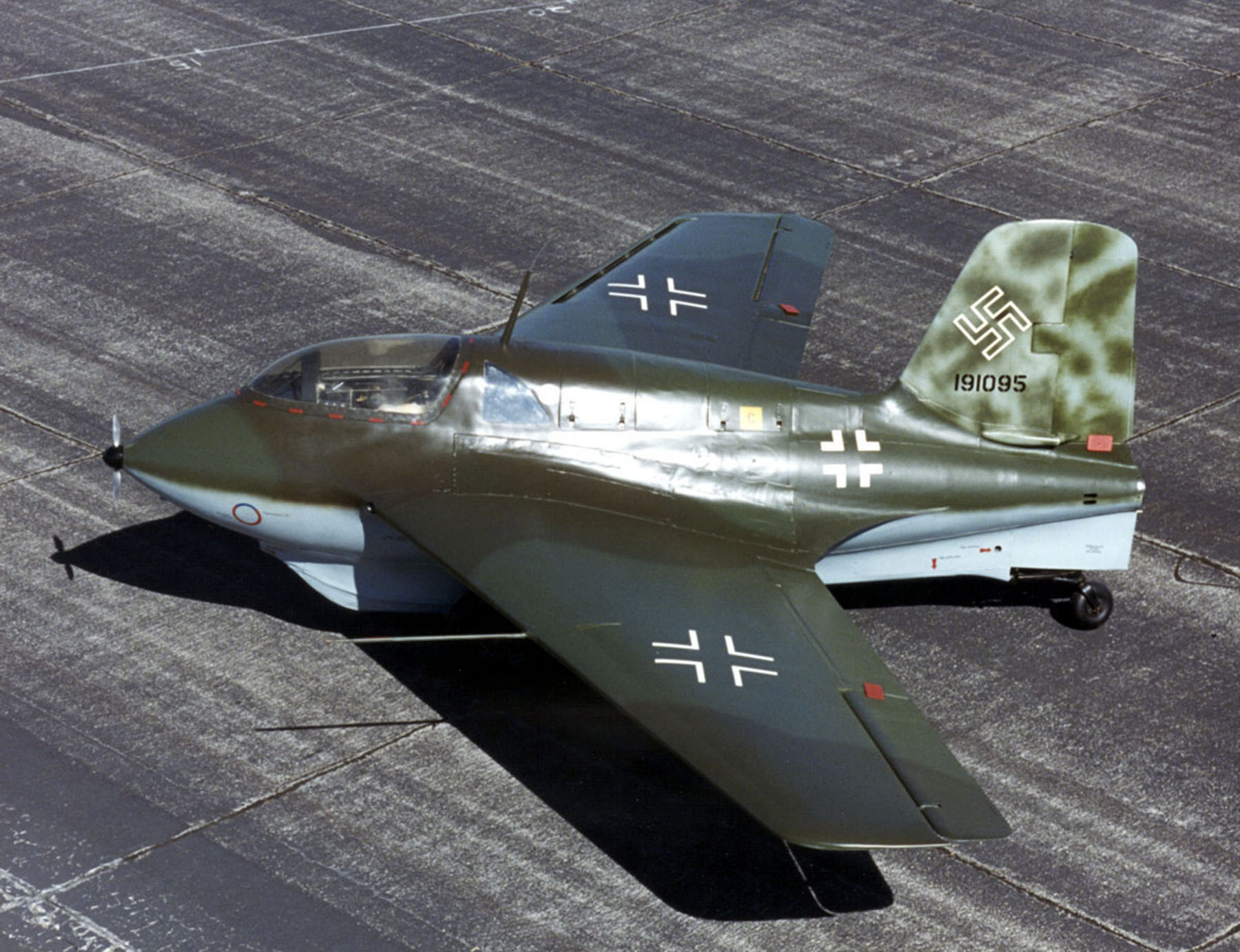 Me 163B on display at the National Museum of the USAF