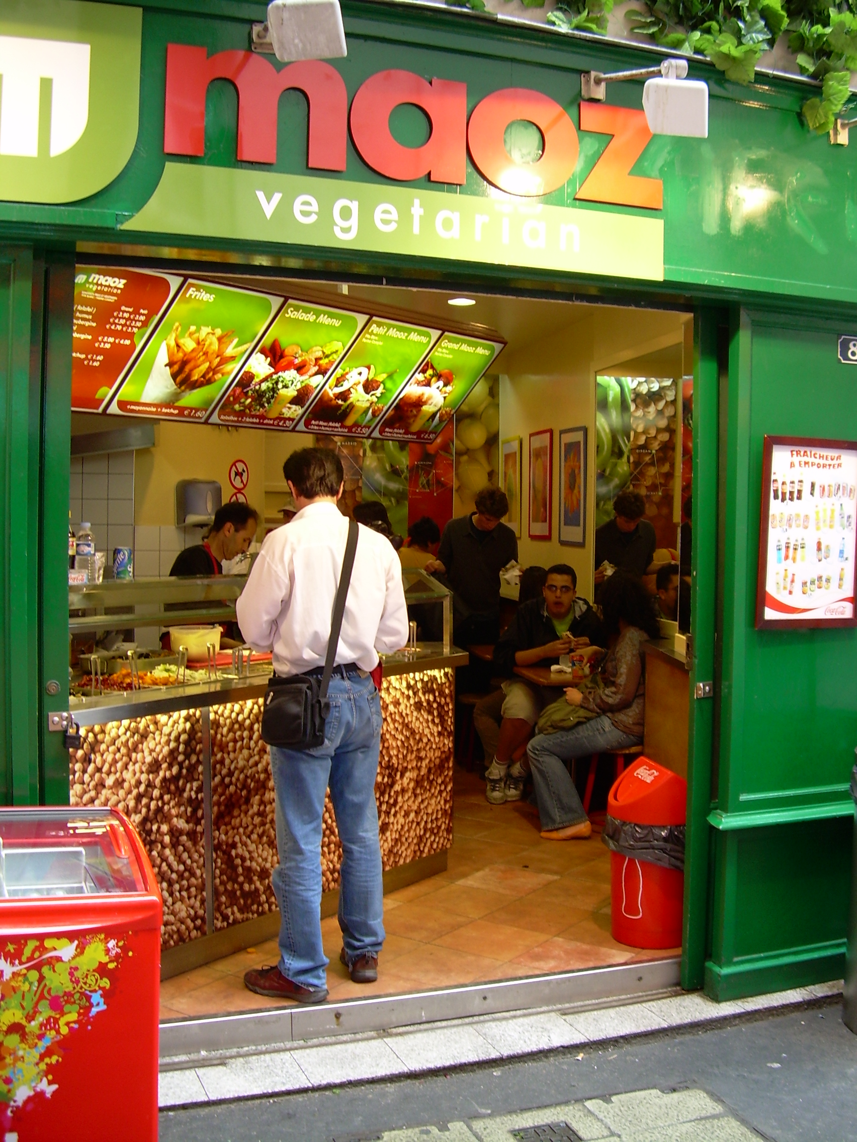 Maoz Vegetarian restaurant in Paris
