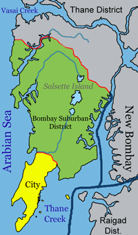 The metropolis of Mumbai (formerly Bombay) and the city of Thane lie on Salsette Island.