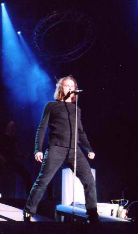Blind Guardian's Hansi Kürsch is openly Christian although critical of the Church as an institution. Blind Guardian's Hansi Kürsch is openly Christian although critical of the Church as an institution.