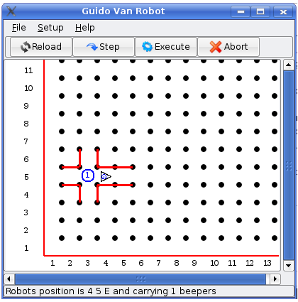 Guido van Robot in action.