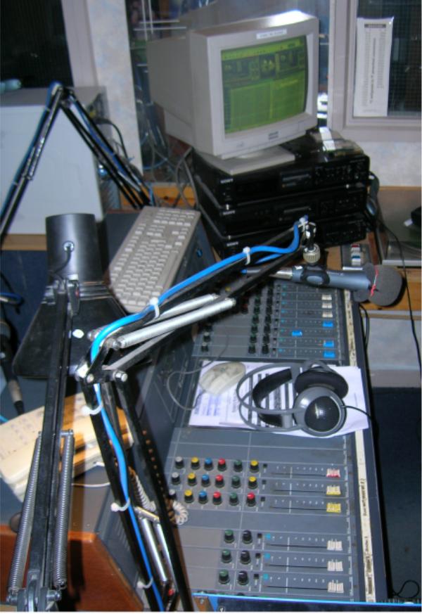 The mixing desk in Studio 1 at WHR