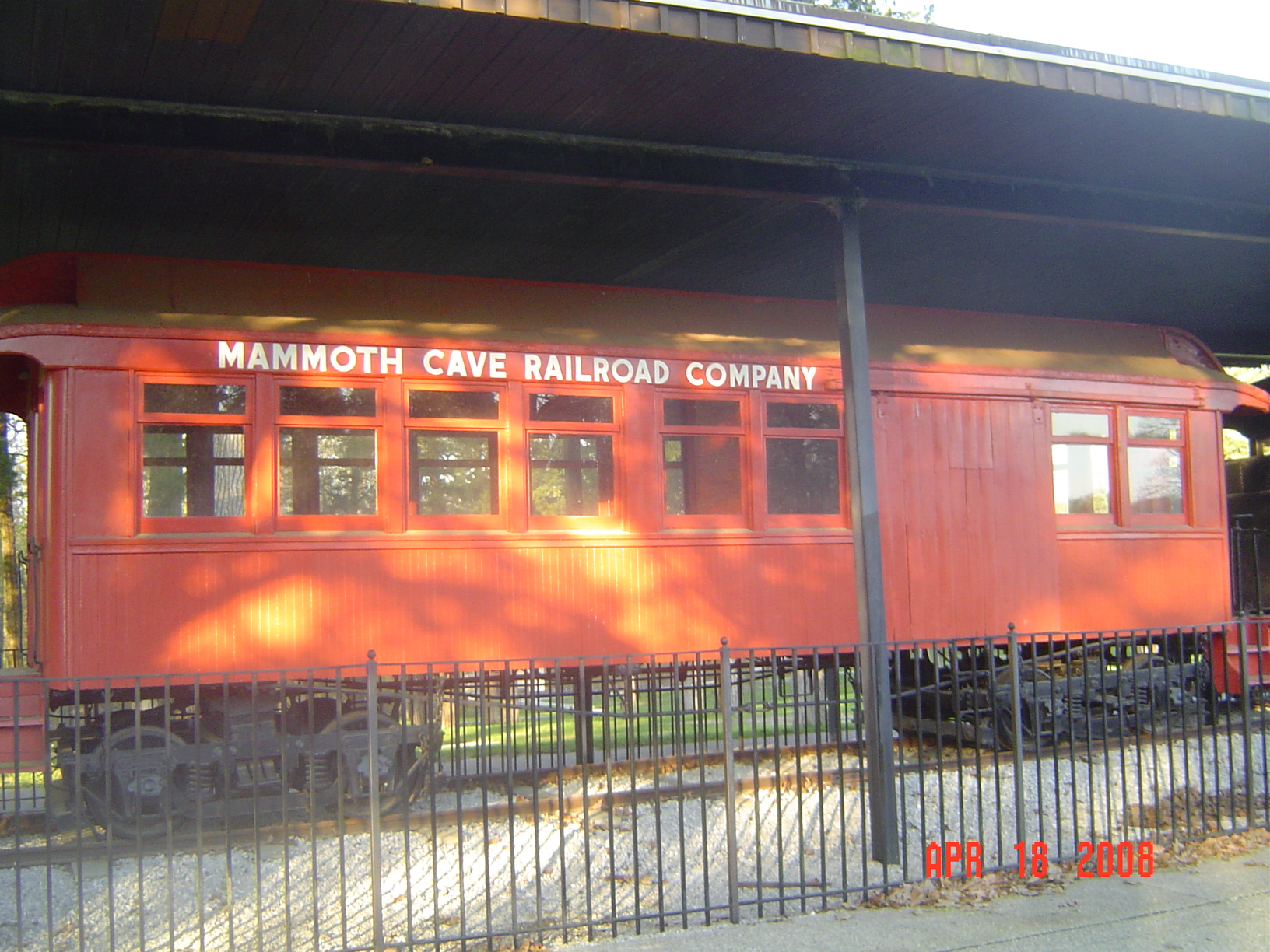 Mammoth Cave Railroad coach No. 2