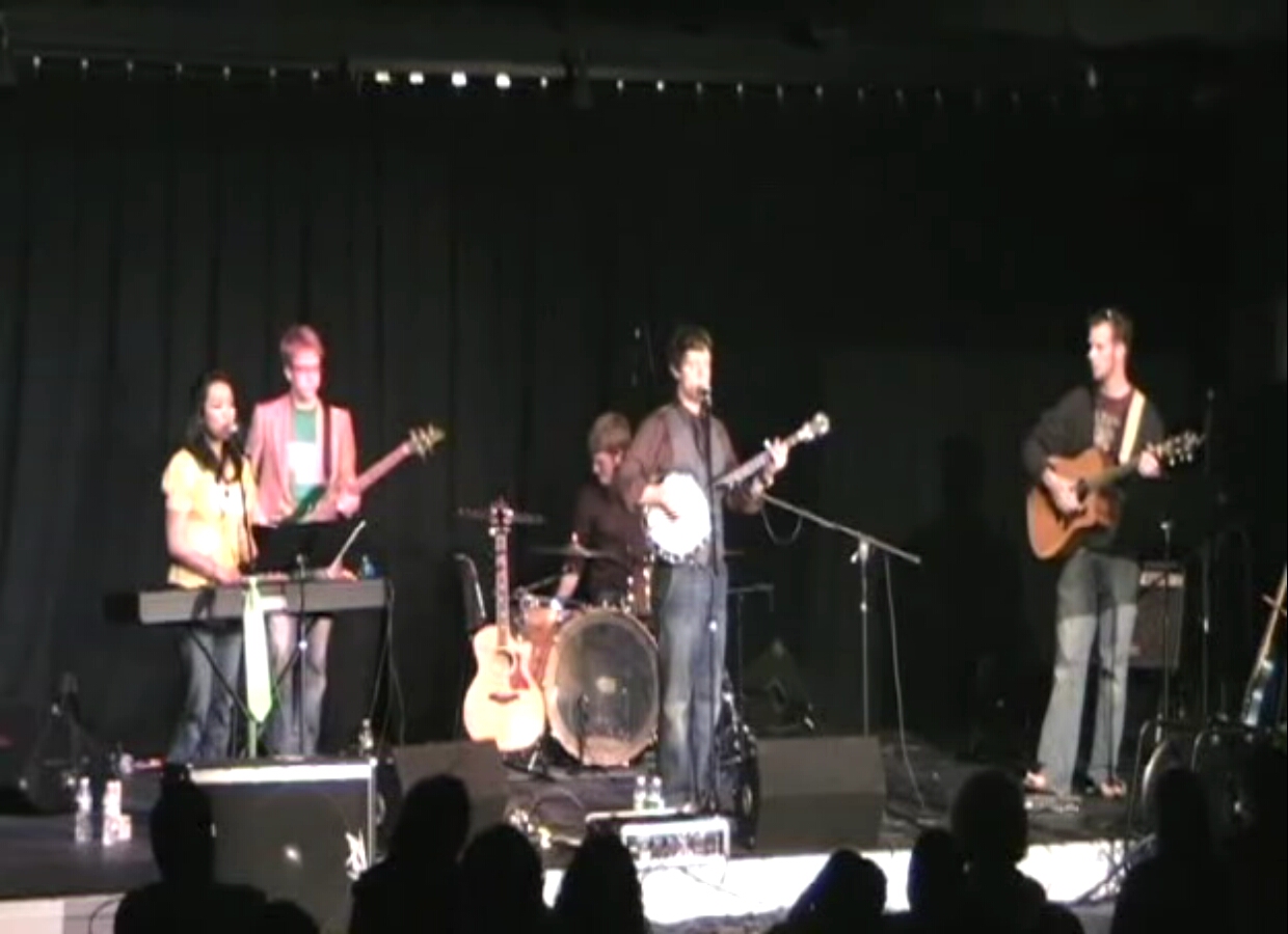Rakes with "The Dreamwreckers", May 2008.
